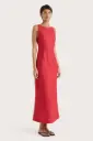 Red Fable Maxi Dress