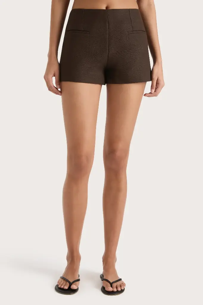 Mini Frame Shorts Chocolate