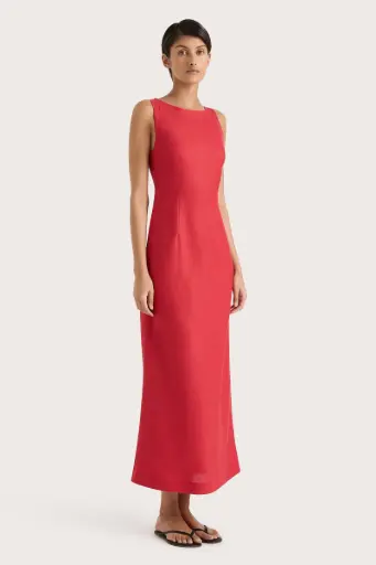 Red Fable Maxi Dress