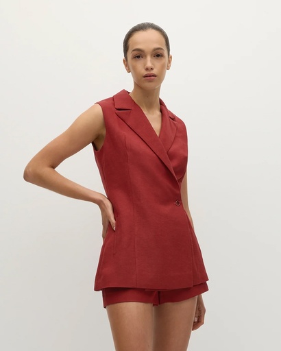 Deep Red Frame Shorts