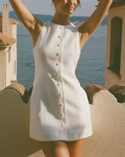 Eve Mini Dress White