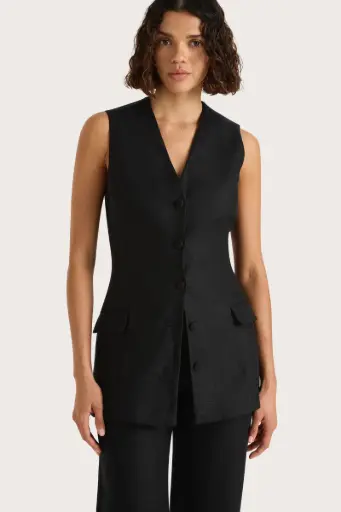 Eloise Vest - Black