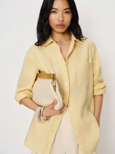 Parmesan Oversized Linen Shirt